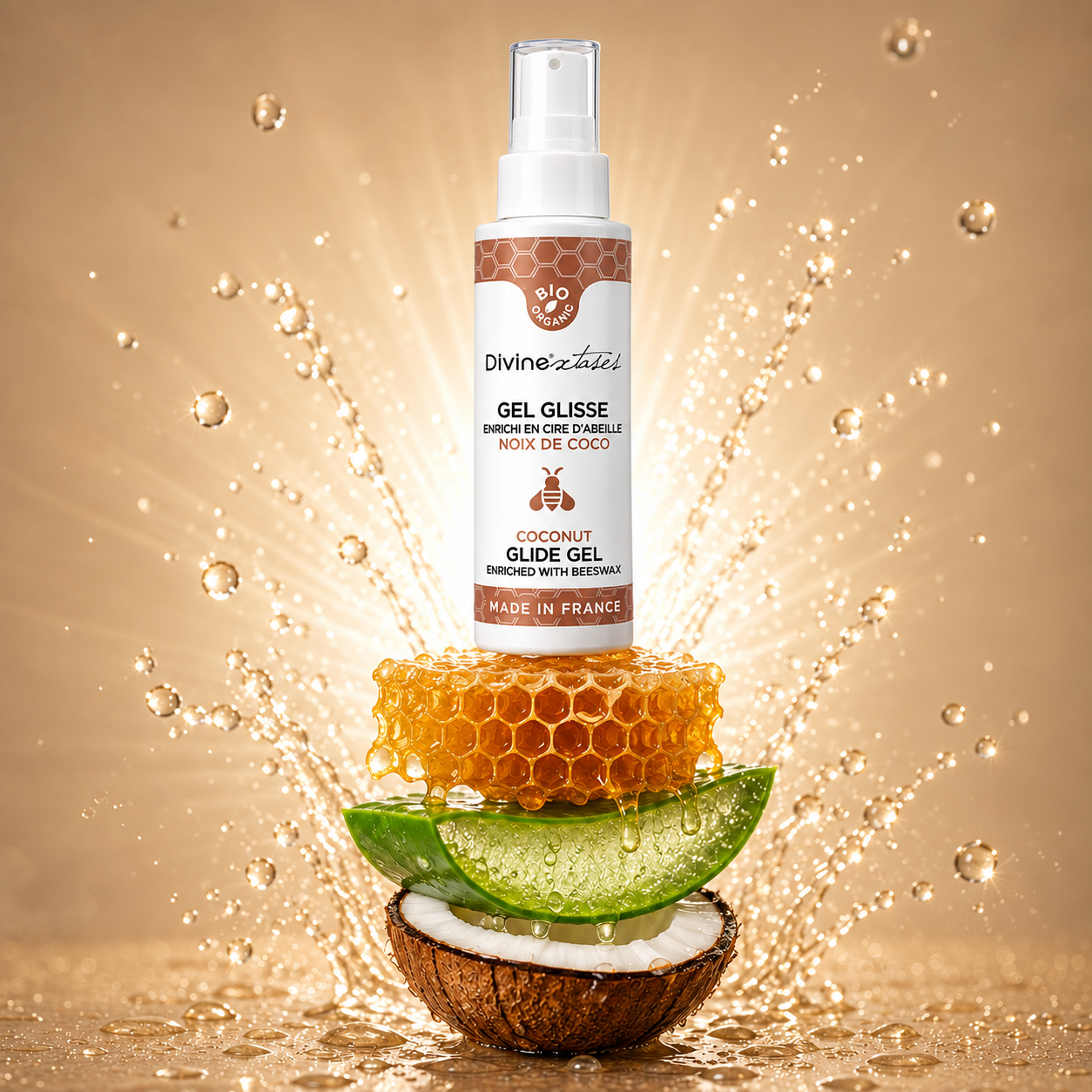 Divinextases Gel Noix de Coco lubrificante intimo 100 ml cocco