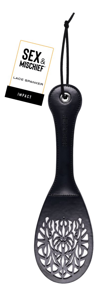 Sportsheets Sex & Mischief Lace Spanker paddle pizzo nero