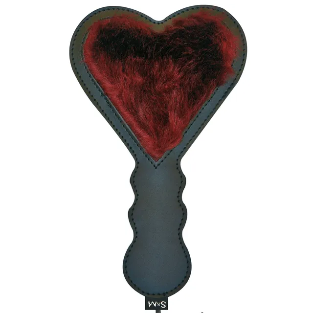 Sportsheets Enchanted Heart paddle impatto bordeaux bifacciale