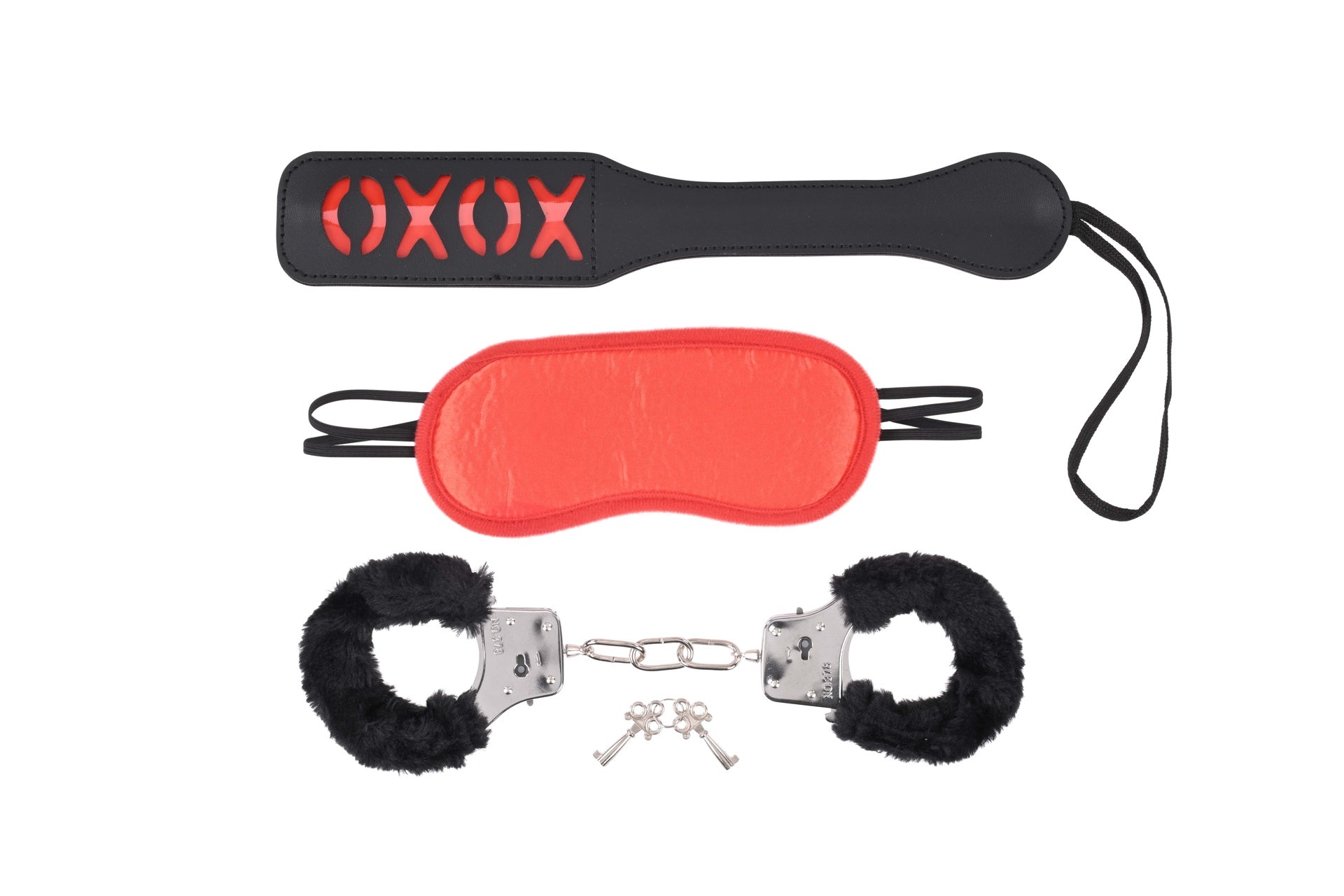 Sportsheets Sweet Punishment Set kit bondage 3 pezzi rosso