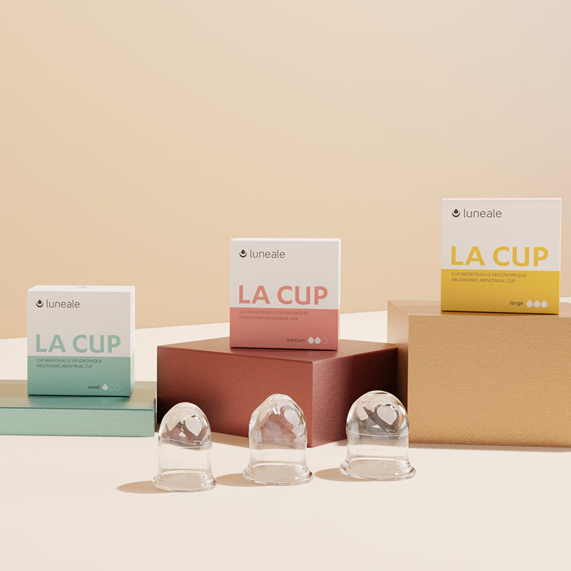 Luneale Coppetta mestruale francese silicone taglia S