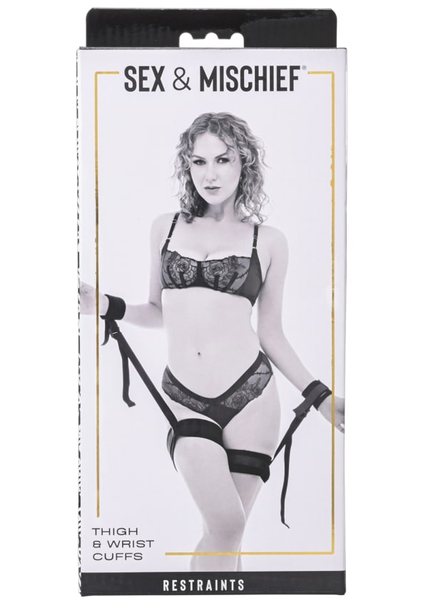 Sportsheets Sex & Mischief Thigh Wrist manette cosce polsi
