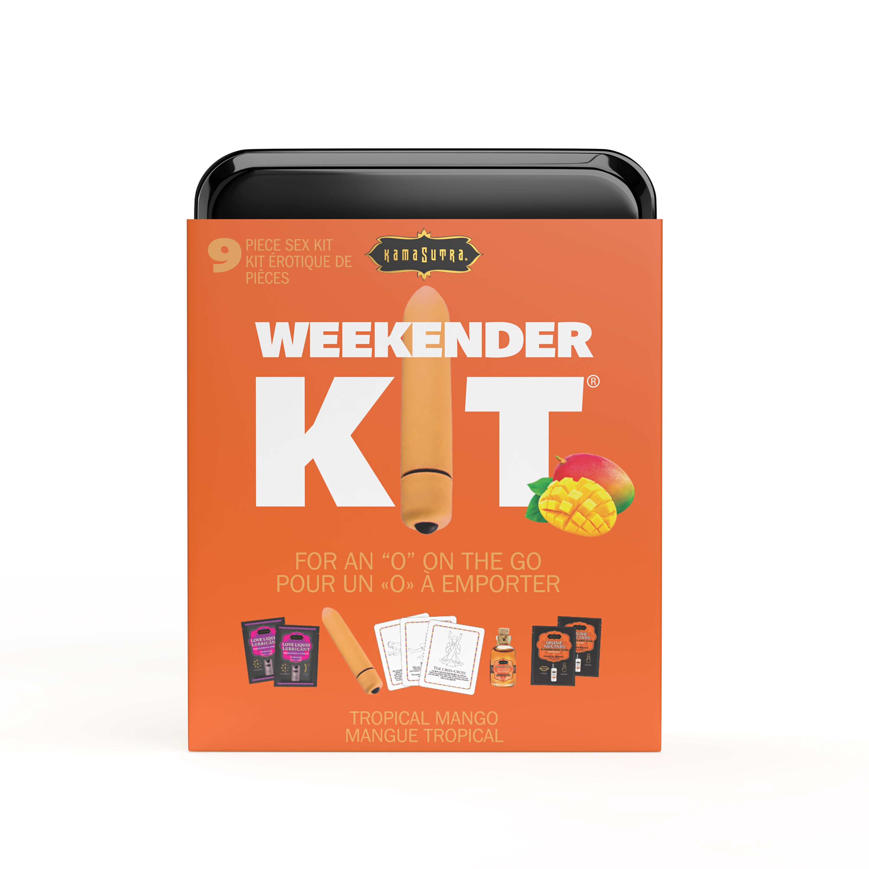 Kamasutra Weekender Kit Vibe kit viaggio cocco ananas