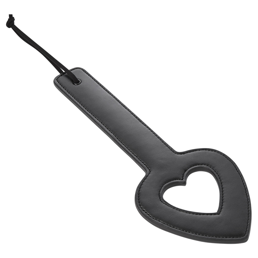 Sportsheets Shadow Heart Paddle paddle similpelle nero