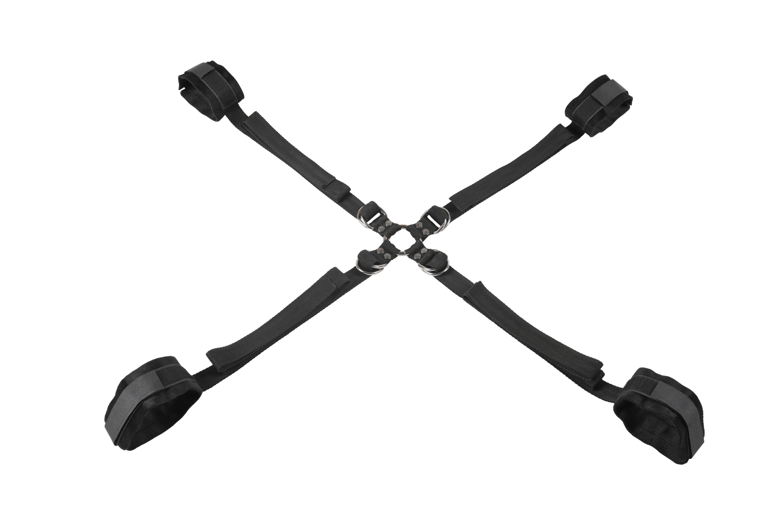 Sportsheets Velvet Noir set hog tie bondage regolabile