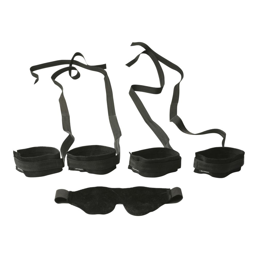 Sportsheets Our First Bondage Kit kit bondage con manette