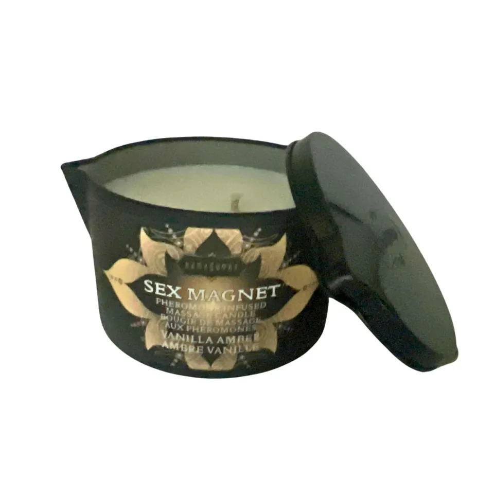 Kamasutra Sex Magnet Vanilla Amber candela massaggio 170 g feromoni
