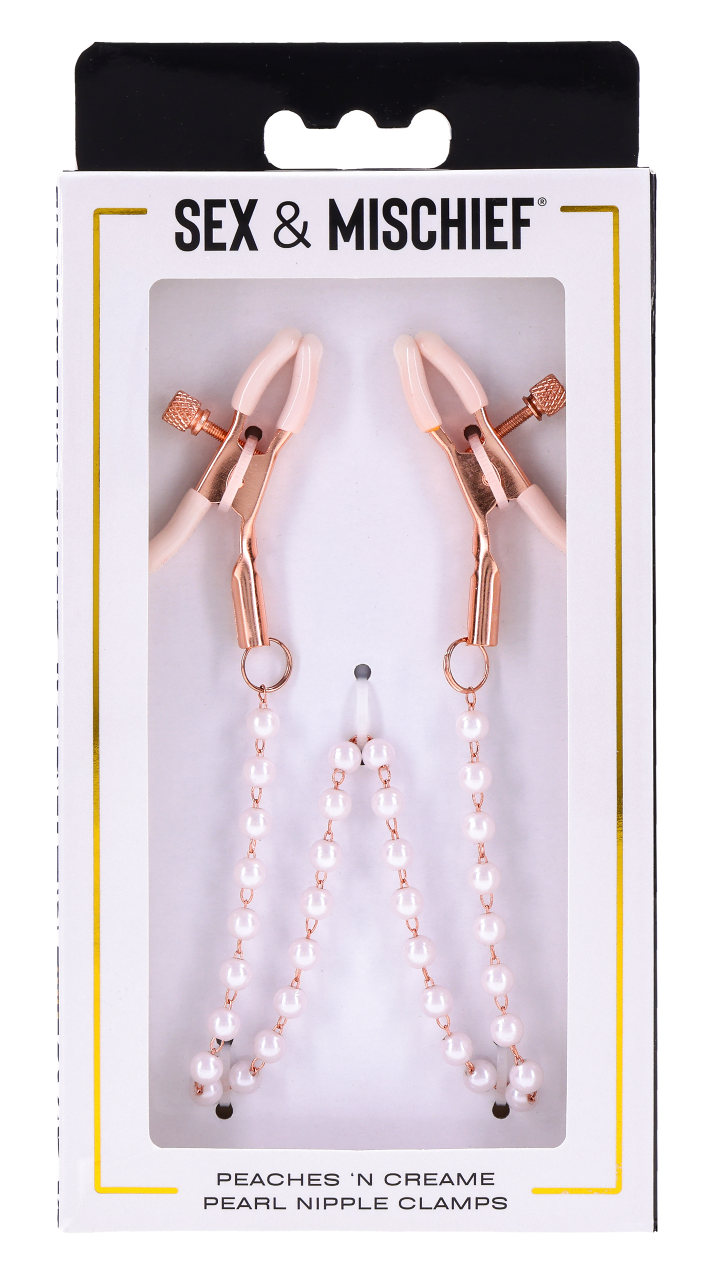 Sportsheets Peaches 'n CreaMe Pearl pinze capezzoli