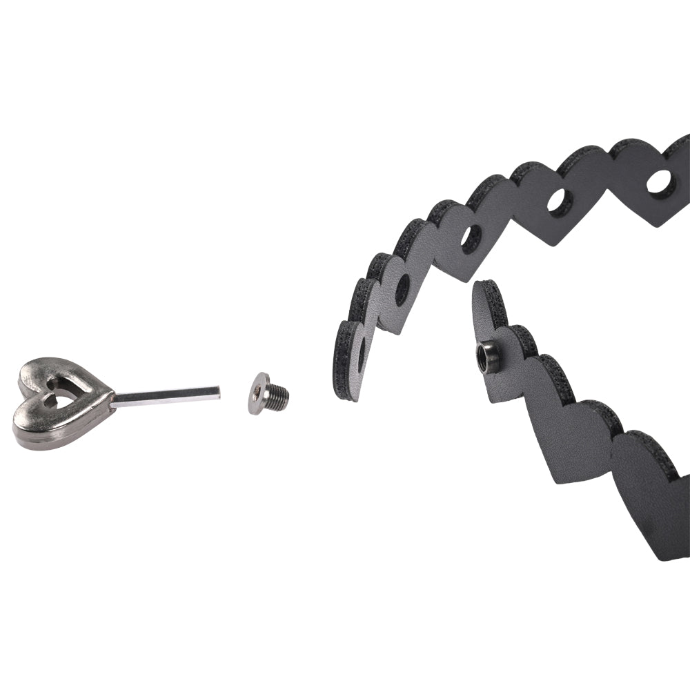 Sportsheets Sex & Mischief Heart Day Collar collare nero