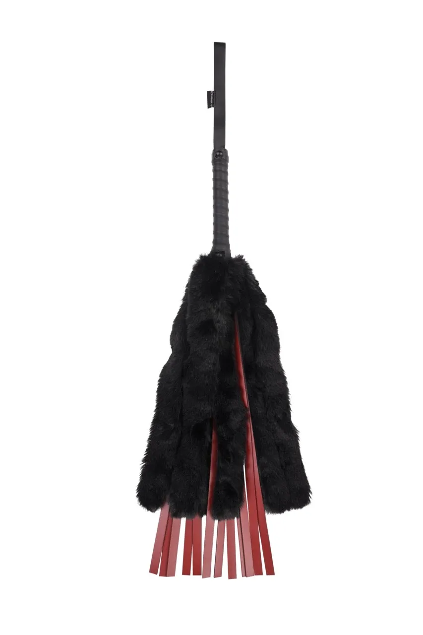 Sportsheets Saffron Faux Fur Flogger frustino pelliccia