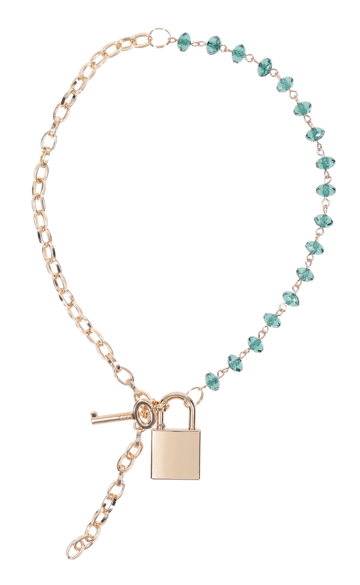 Sportsheets Indica Crystal Day Collar verde oro