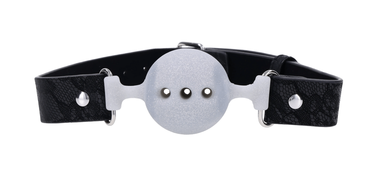 Sex & Mischief Lace Ball Gag bavaglio pallina silicone 4,45cm