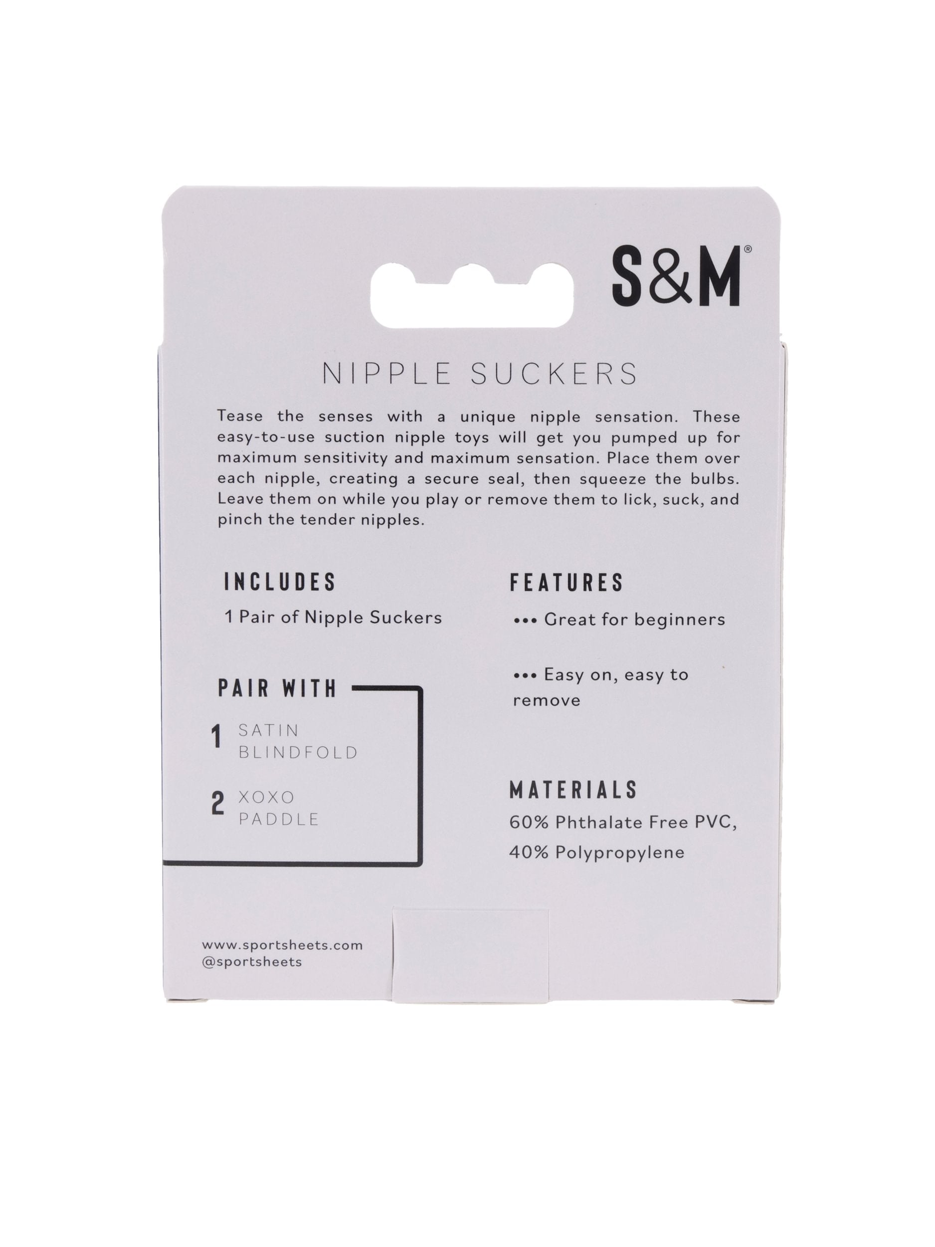 Sportsheets Sex & Mischief Nipple Suckers succhia capezzoli a ventosa