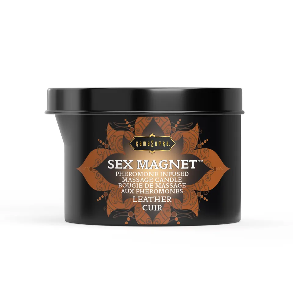 Kama Sutra Sex Magnet candela massaggio feromoni leather 59 g