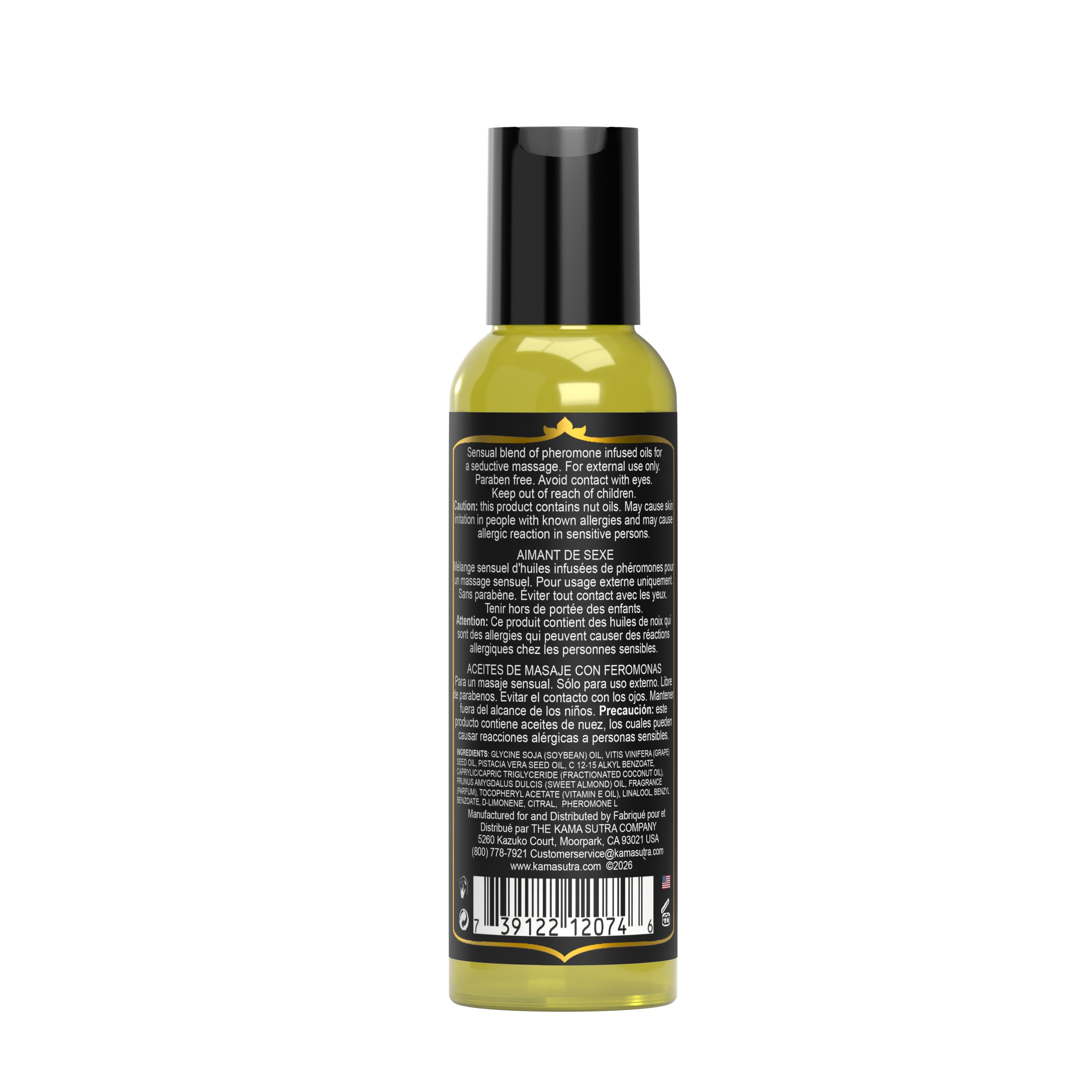 Kama Sutra Sex Magnet olio massaggio feromoni leather 59 ml