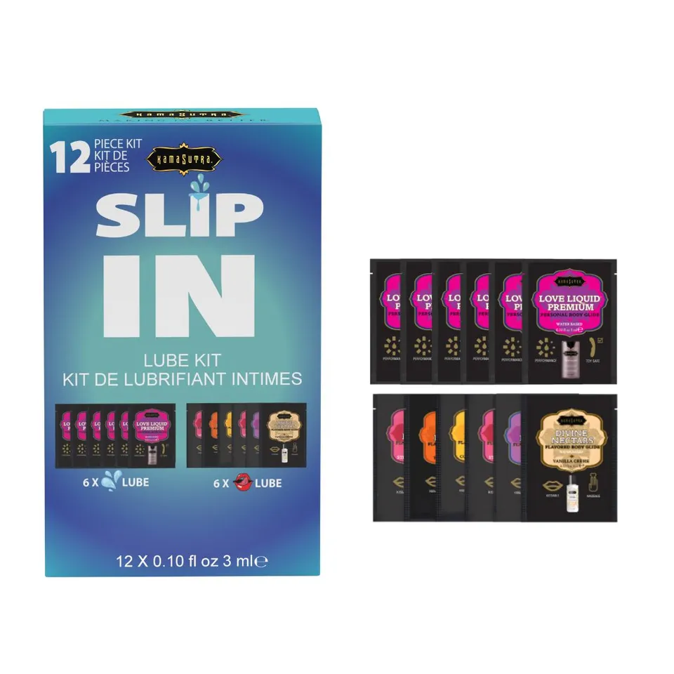 Kama Sutra Slip In Sex-To-Go kit lubrificante 12 bustine assortito