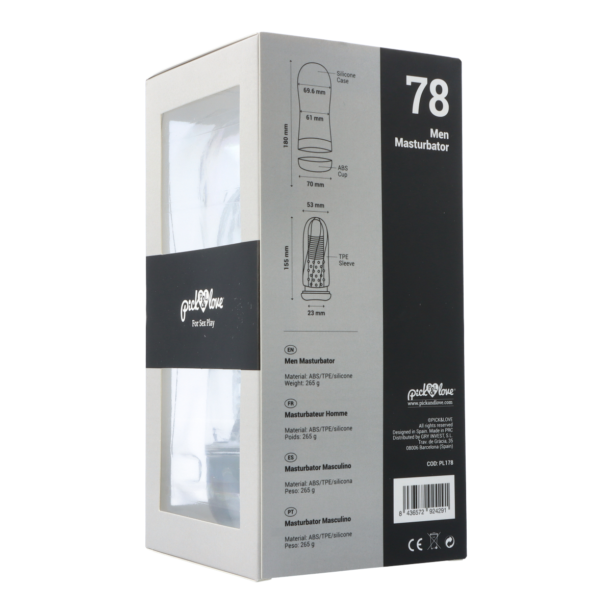Pick&Love Men 78 masturbatore maschile per lui
