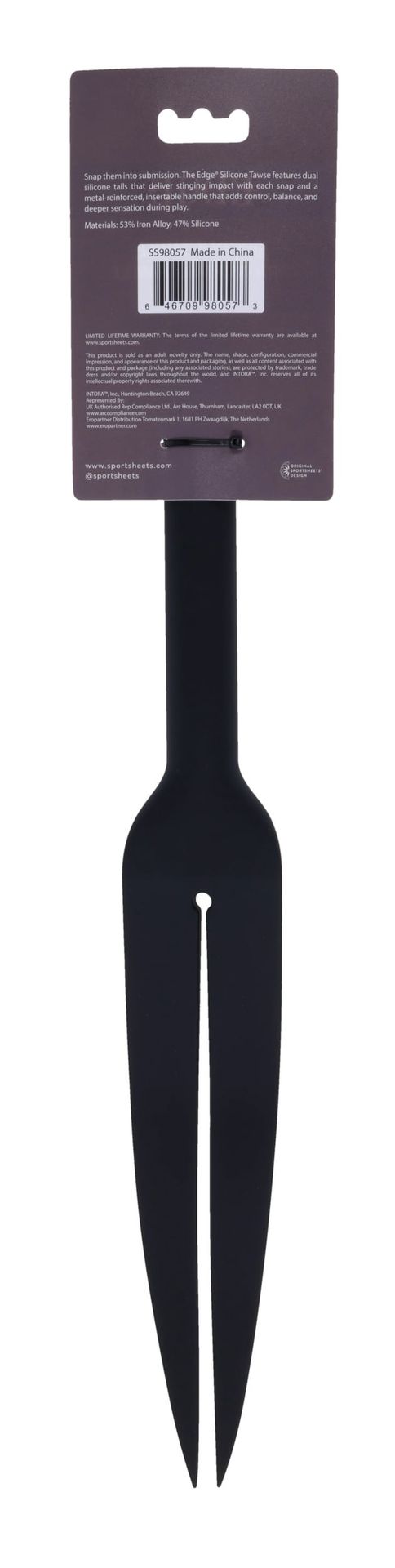 Sportsheets Edge Tawse silicone nero inseribile