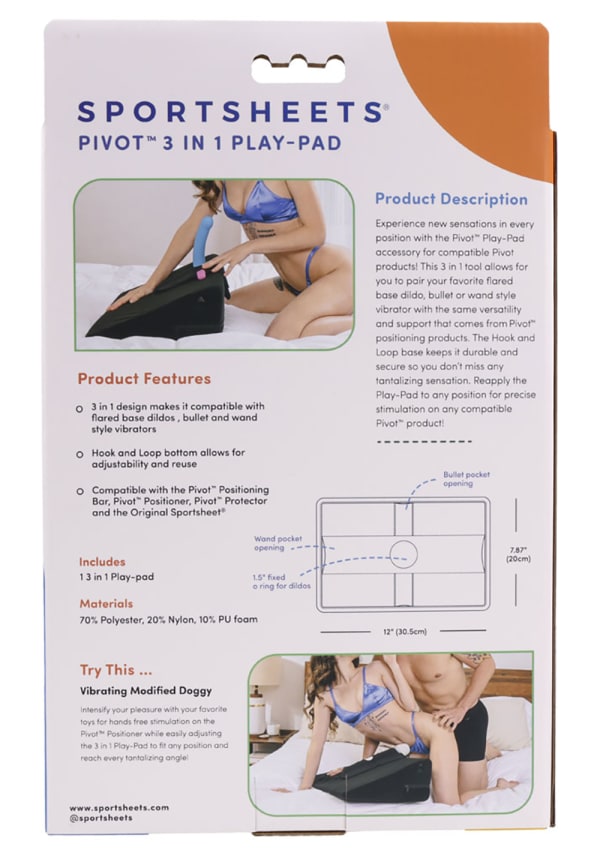Sportsheets Pivot Play-Pad 3 in 1 Cuscino di Posizionamento
