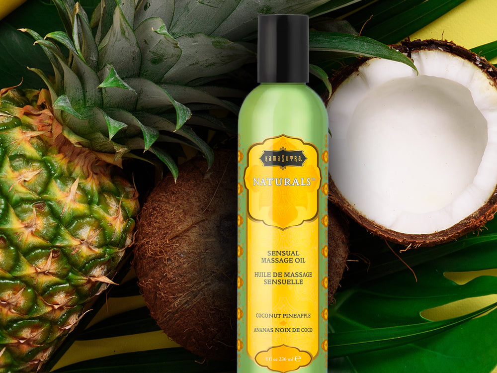 Kamasutra Naturals Olio Massaggio Cocco Ananas 59 ml