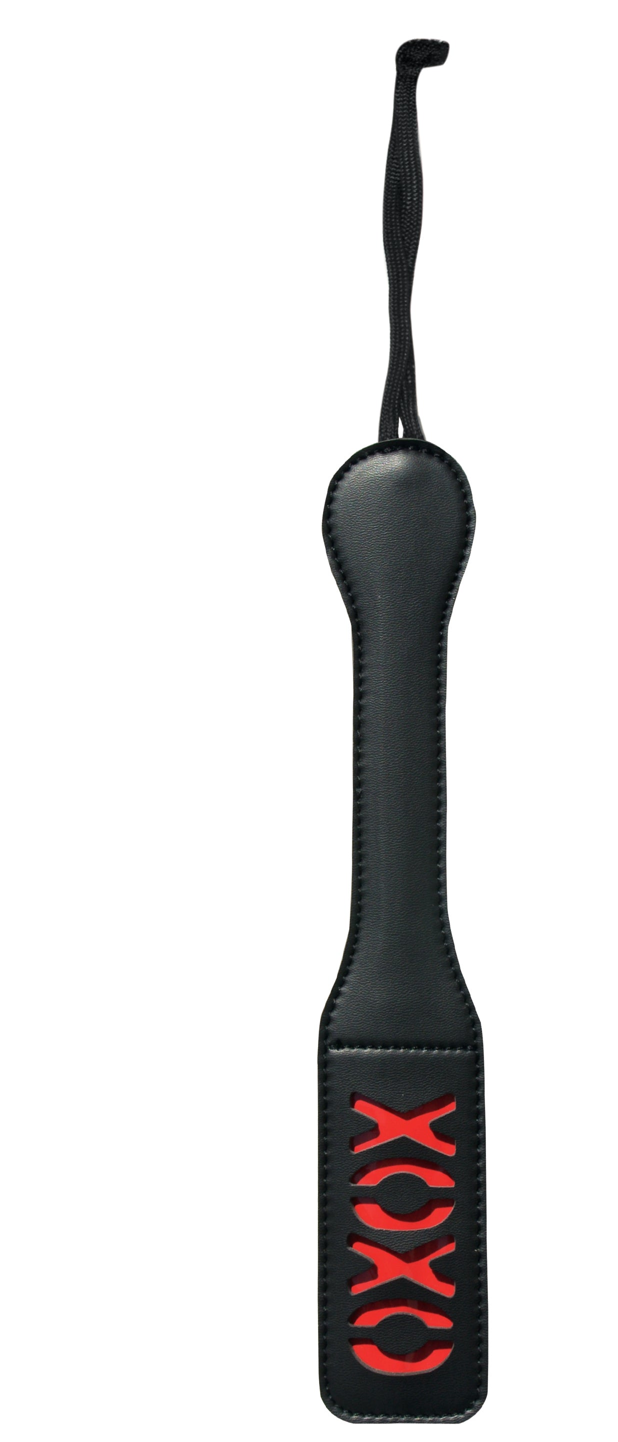 Sportsheets Sex & Mischief XOXO paddle nero rosso