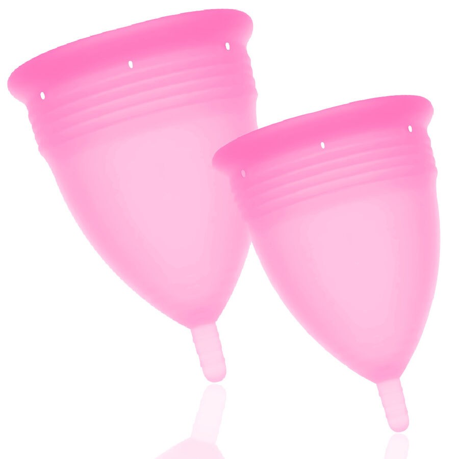 AdulToys Stercup coppetta mestruale silicone S+L 2 pezzi