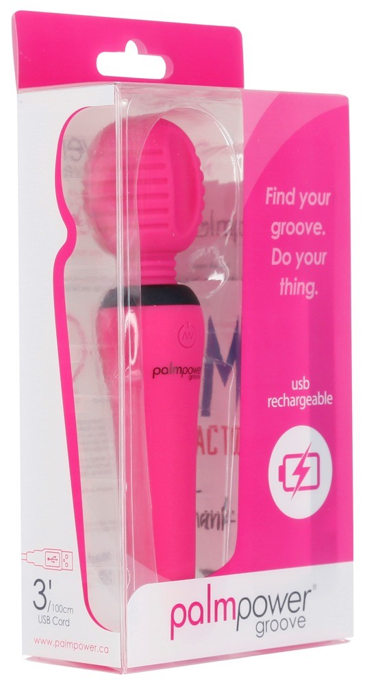 Palmpower Groove Mini Massaggiatore Wand Ricaricabile