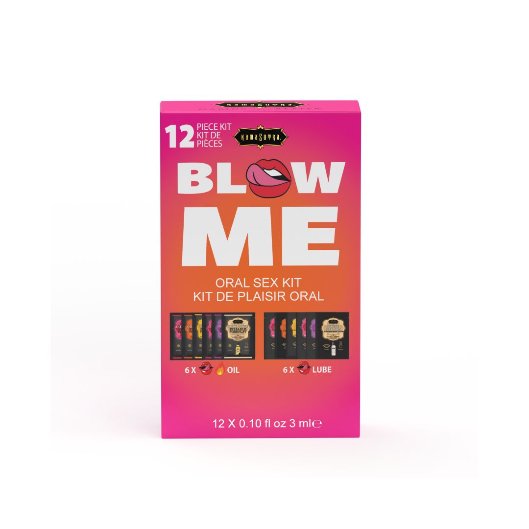 Kama Sutra Sex-to-Go Blow Me kit bacio 12 bustine fragola