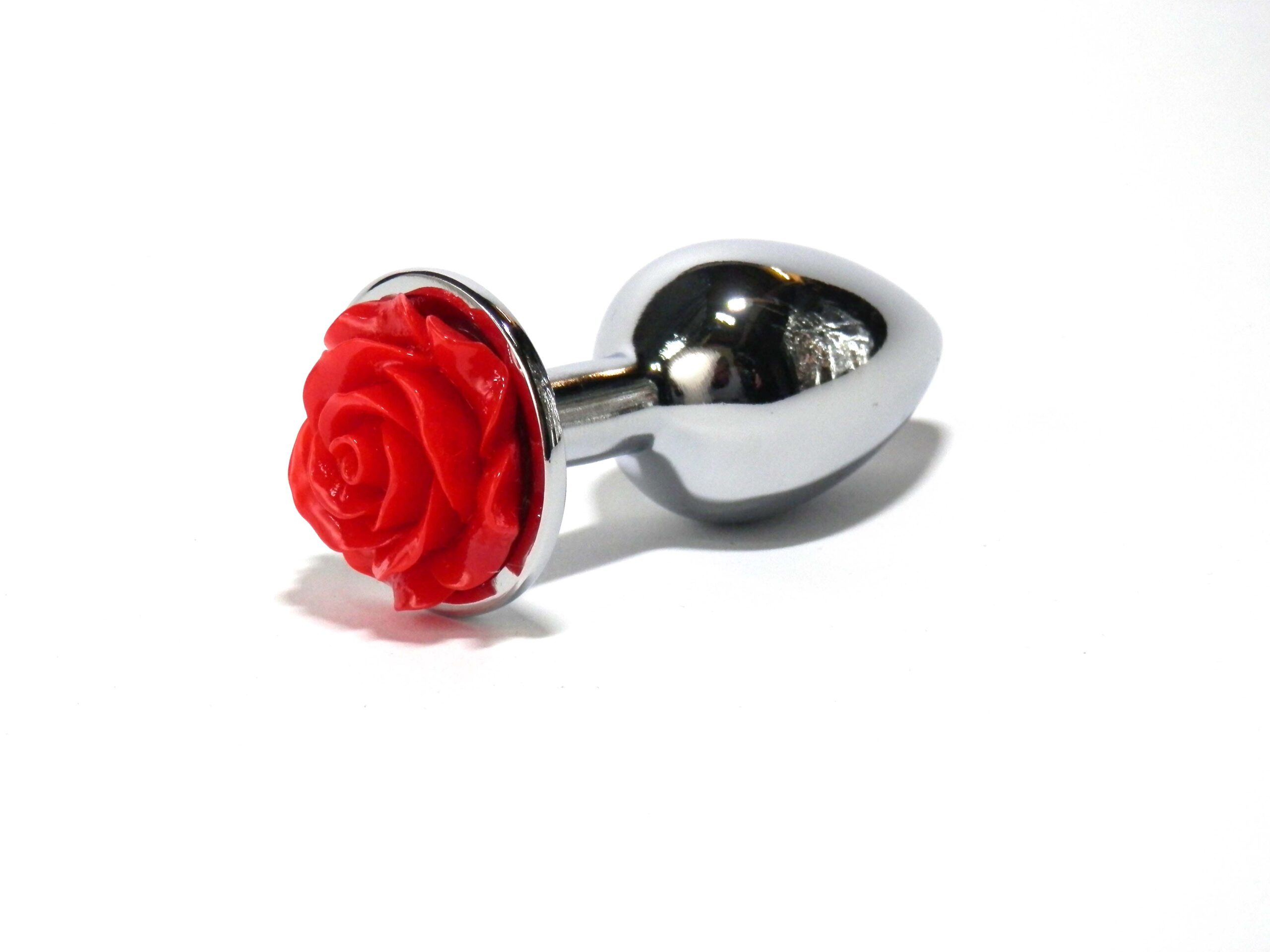 PickLove Rosa Roja plug anale alluminio base rosa