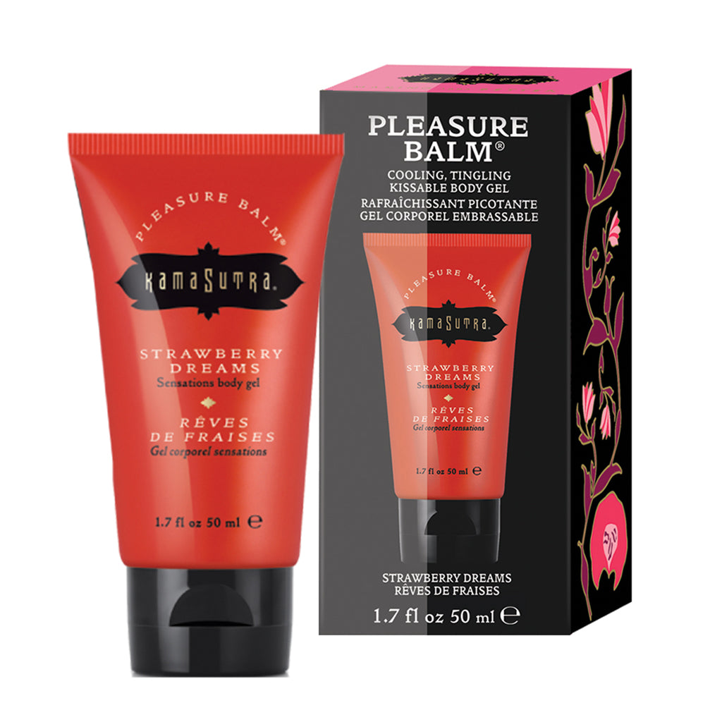 Kamasutra Pleasure Balm gel bacio fragola rinfrescante 50 ml