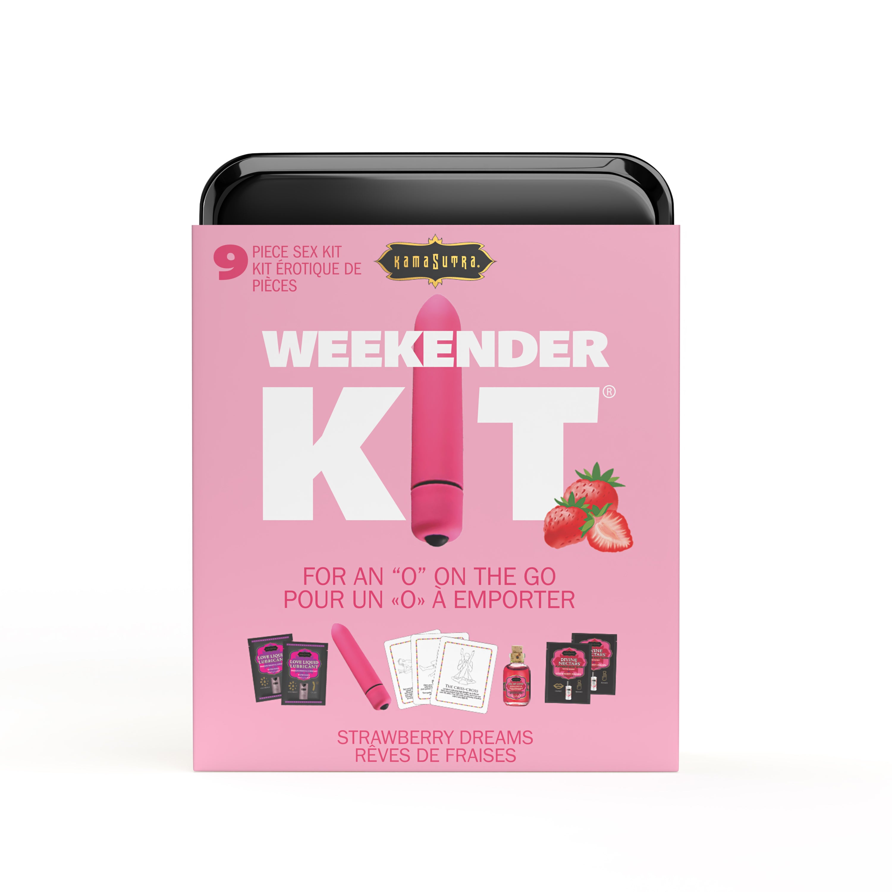 Kamasutra Weekender Kit Vibe kit viaggio cocco ananas