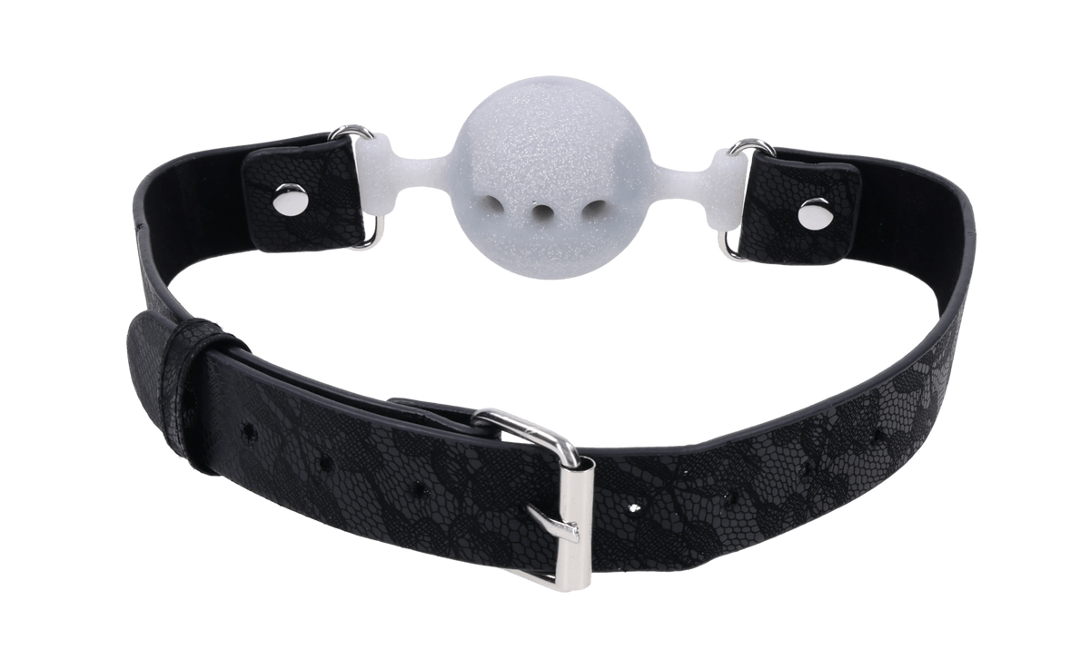 Sex & Mischief Lace Ball Gag bavaglio pallina silicone 4,45cm