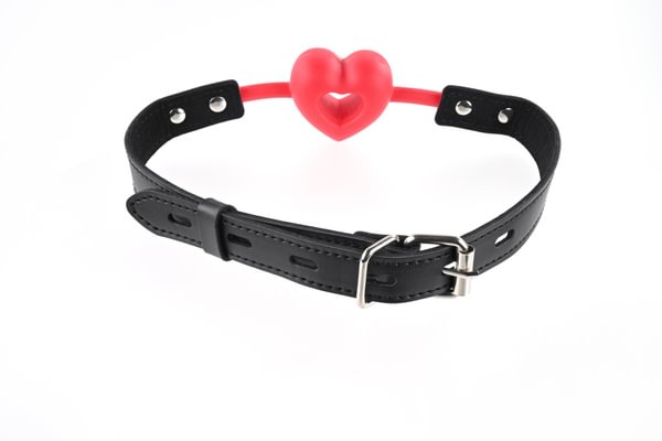 Sportsheets Amor Ball Gag bavaglio cuore rosso traspirante