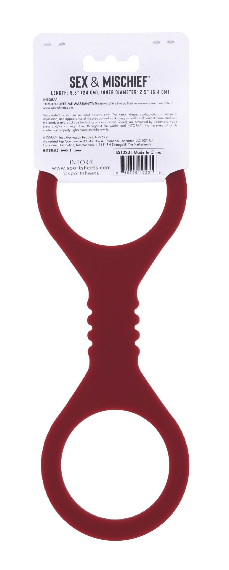 Sportsheets Sex & Mischief Enchanted Manette Silicone Bordeaux