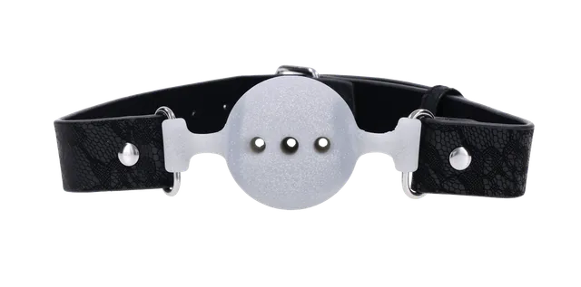 Sex & Mischief Lace Ball Gag bavaglio pallina silicone 4,45cm