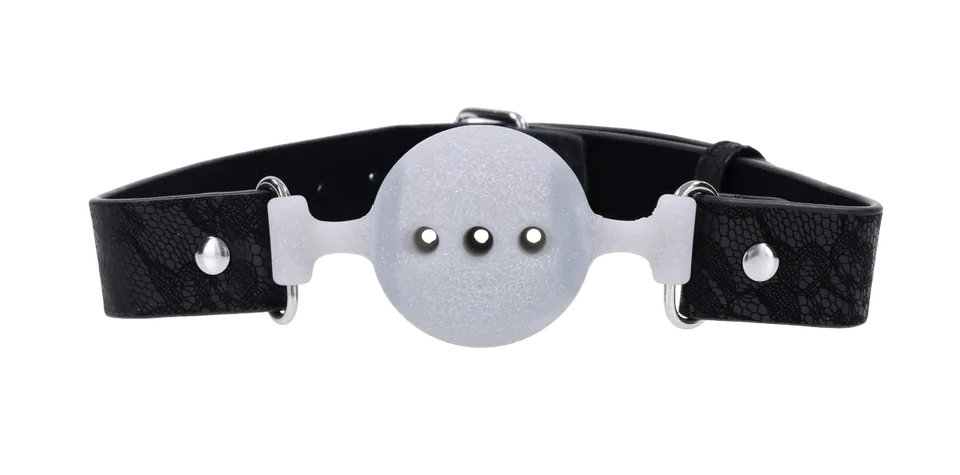 Sex & Mischief Lace Ball Gag bavaglio pallina silicone 4,45cm