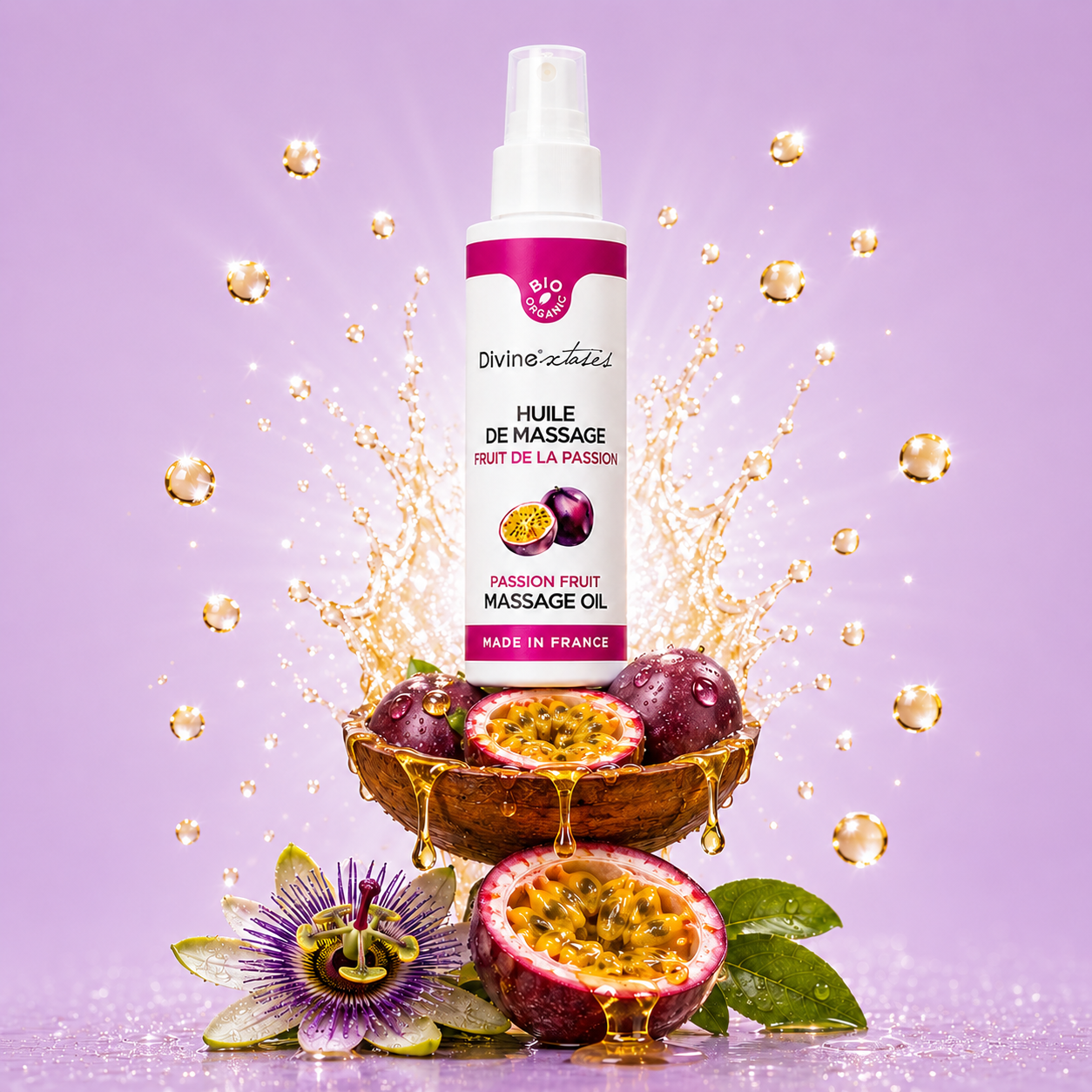 Divinextases Huile Fruit Passion olio massaggio 100 ml