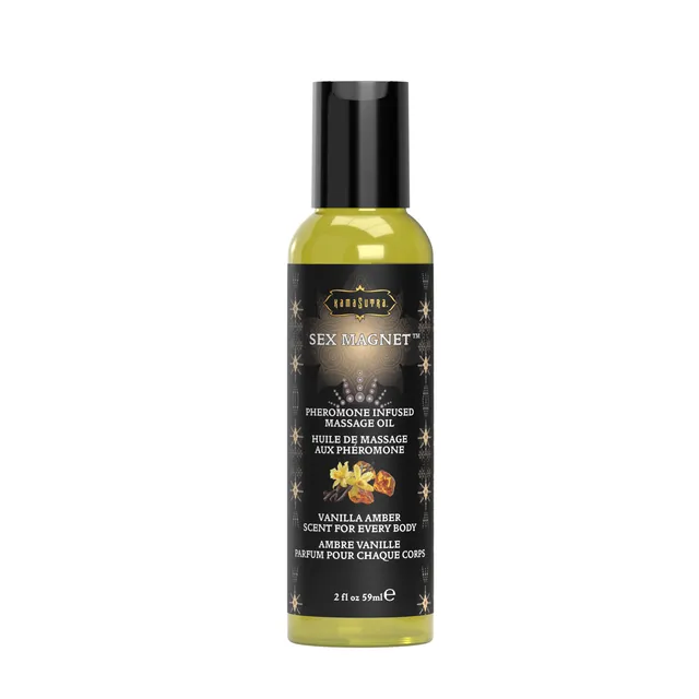 Kamasutra Sex Magnet Vanilla Amber olio massaggio feromoni 59 ml