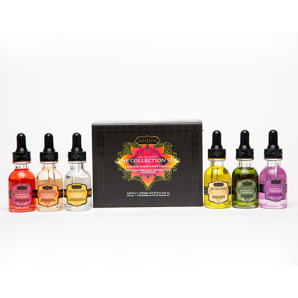 Kama Sutra Oil of Love Collection olio bacio 6x22 ml
