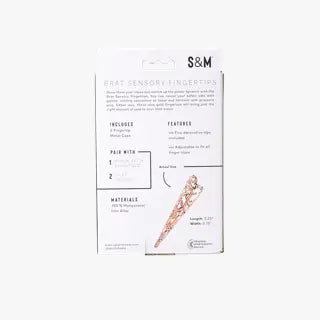 Sportsheets Sex & Mischief Brat ditali sensoriali oro rosa