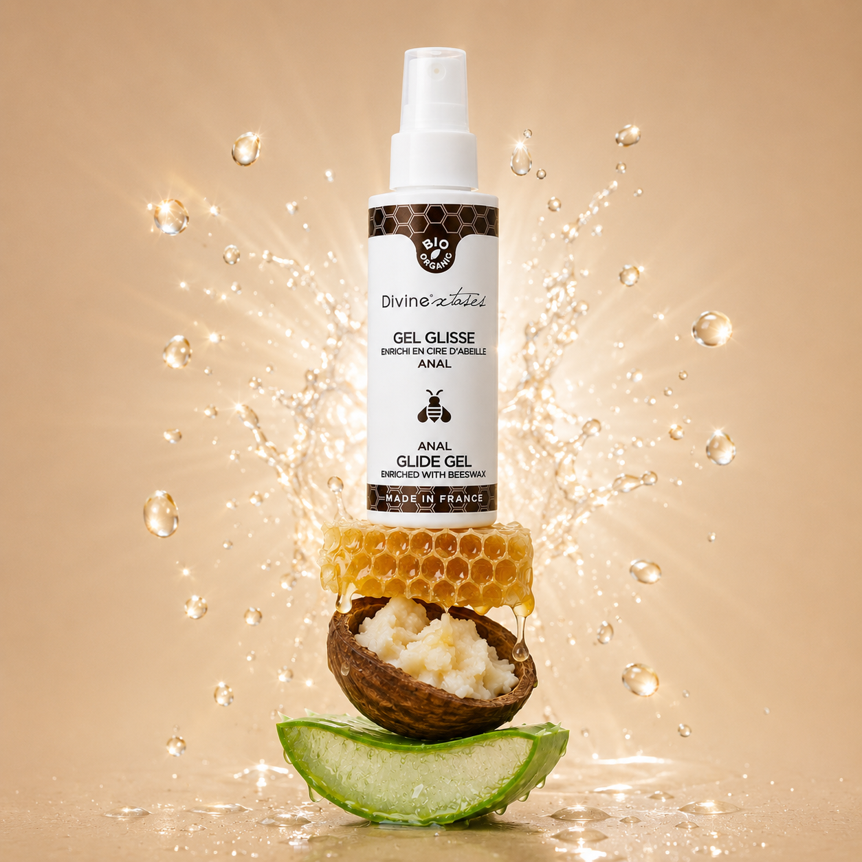 Divinextases Gel Anale Lubrificante Karitè 100ml Bio