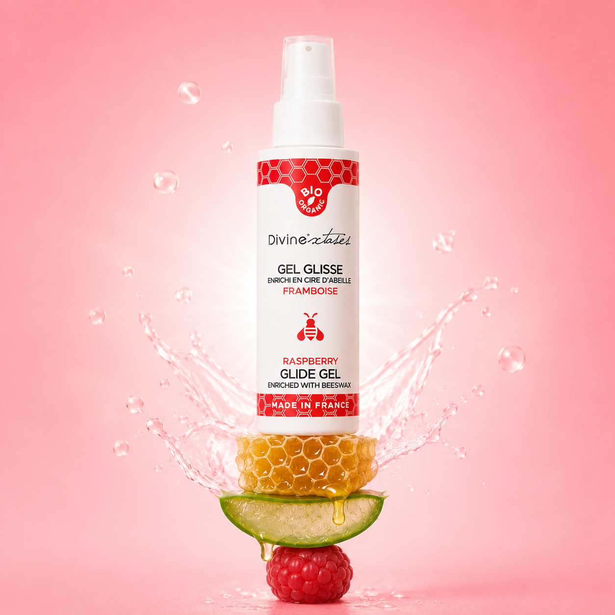 Divinextases Gel Framboise gel intimo lampone 100 ml