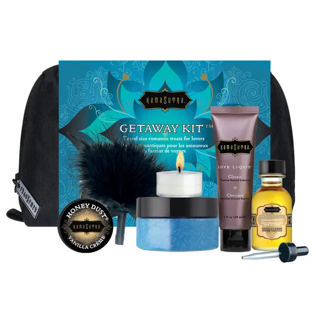 Kama Sutra Getaway Kit Set Viaggio vaniglia da borsetta