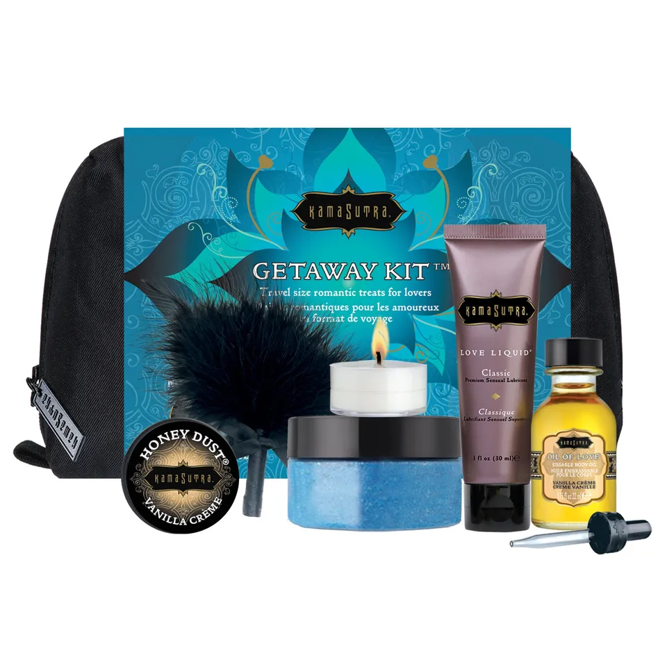 Kama Sutra Getaway Kit Set Viaggio vaniglia da borsetta