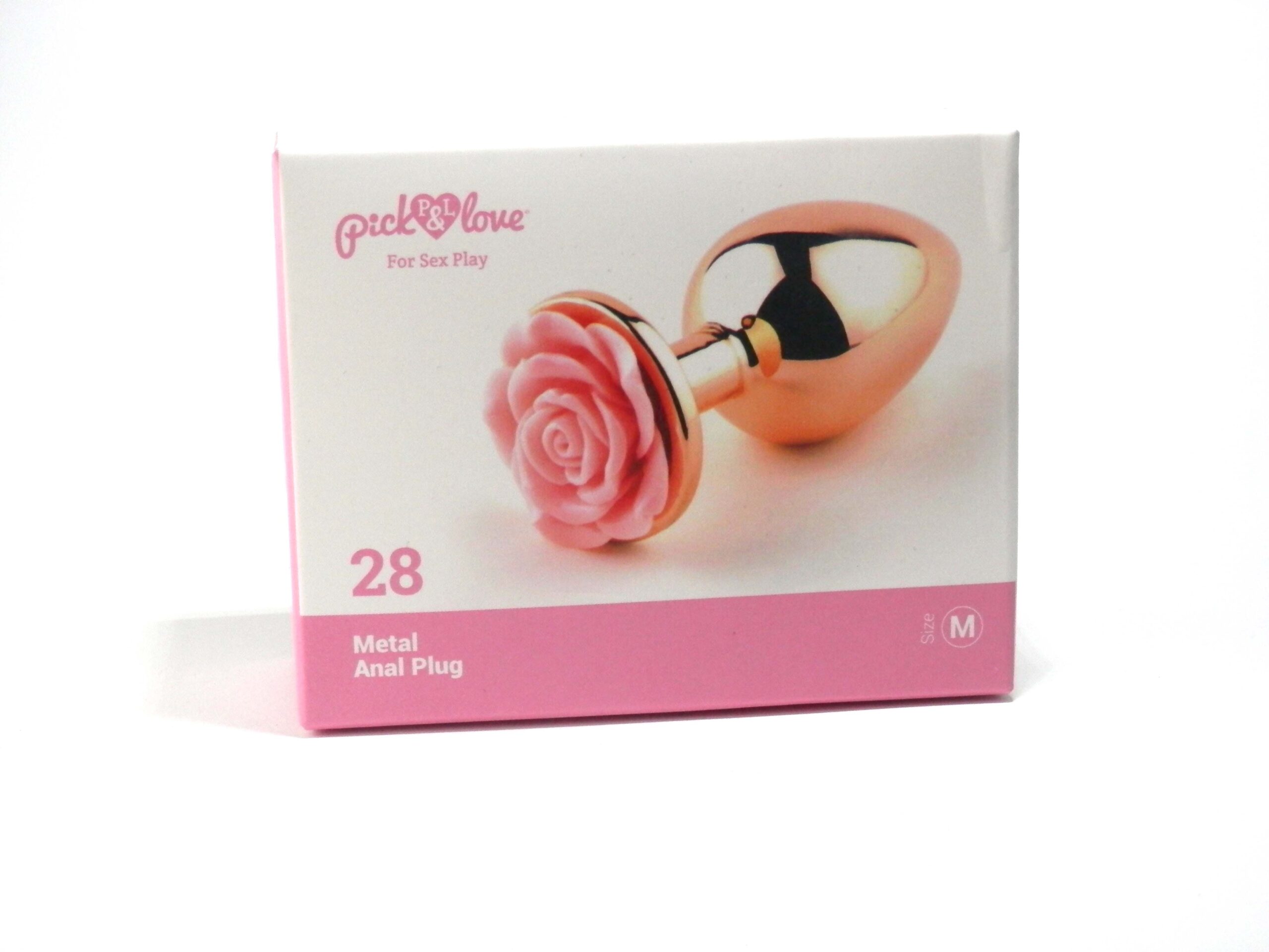Pick&Love Rosa plug anale in metallo rosa