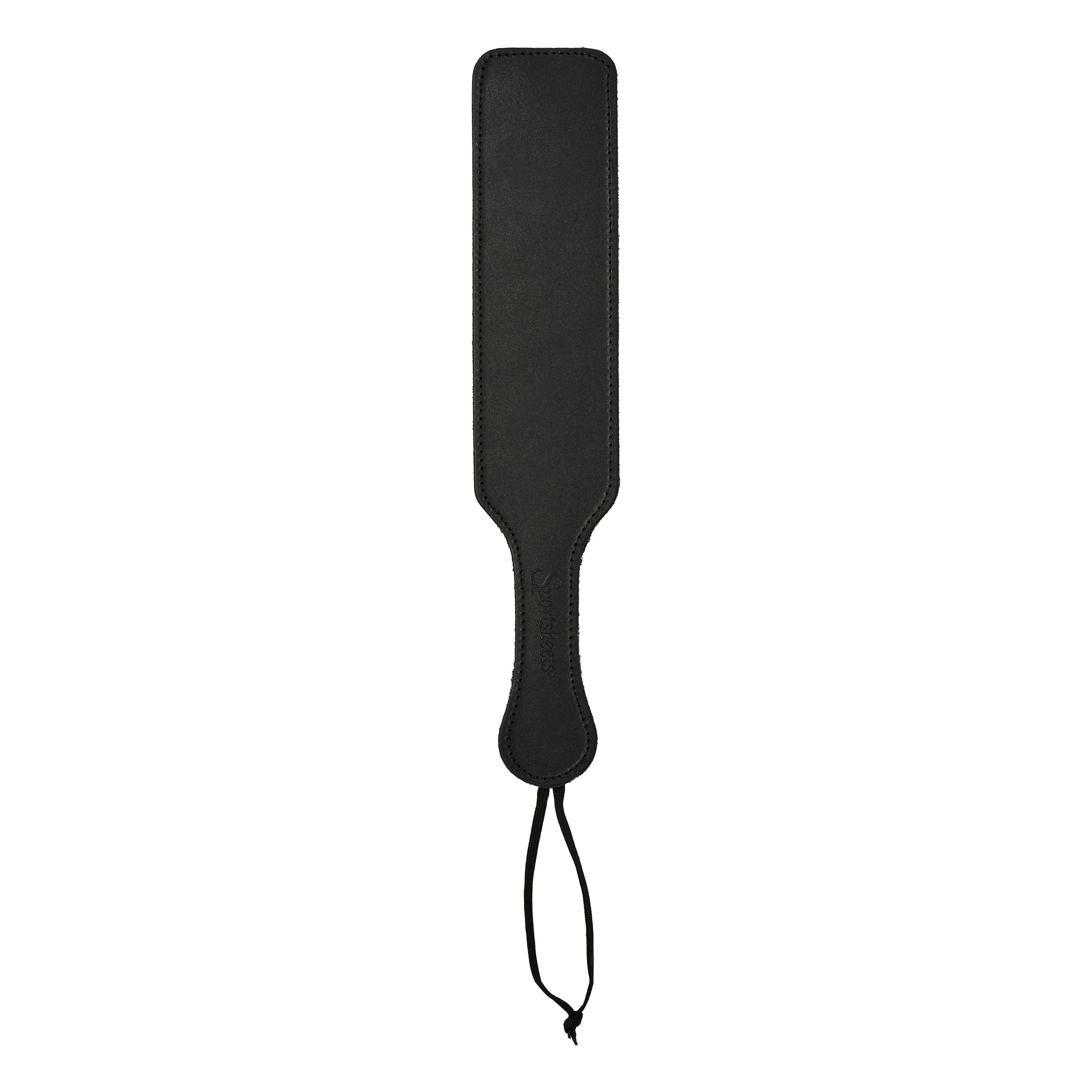 Sportsheets Leather Fur Paddle frustino pelle 38 cm