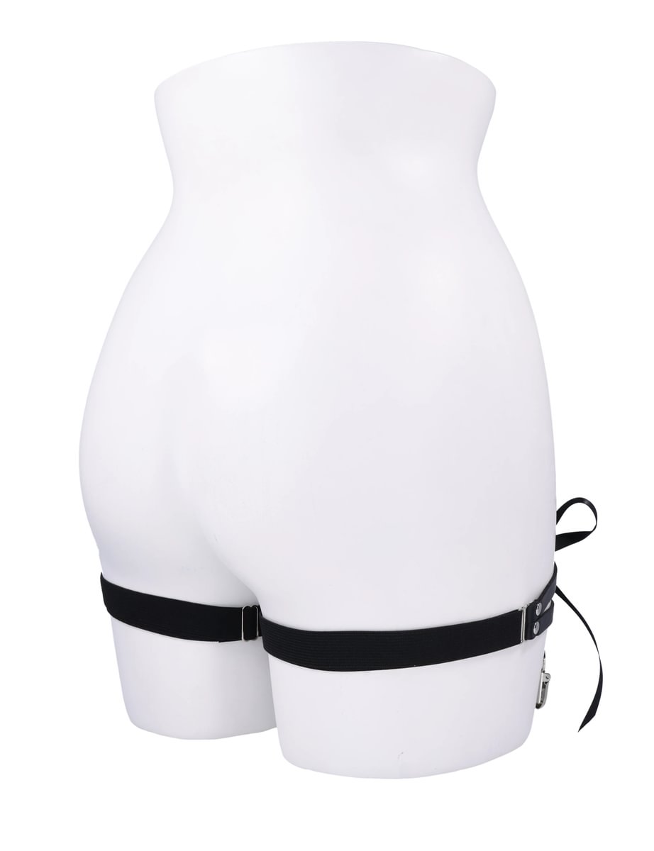 Sportsheets Laced Up Garters reggicalze nere