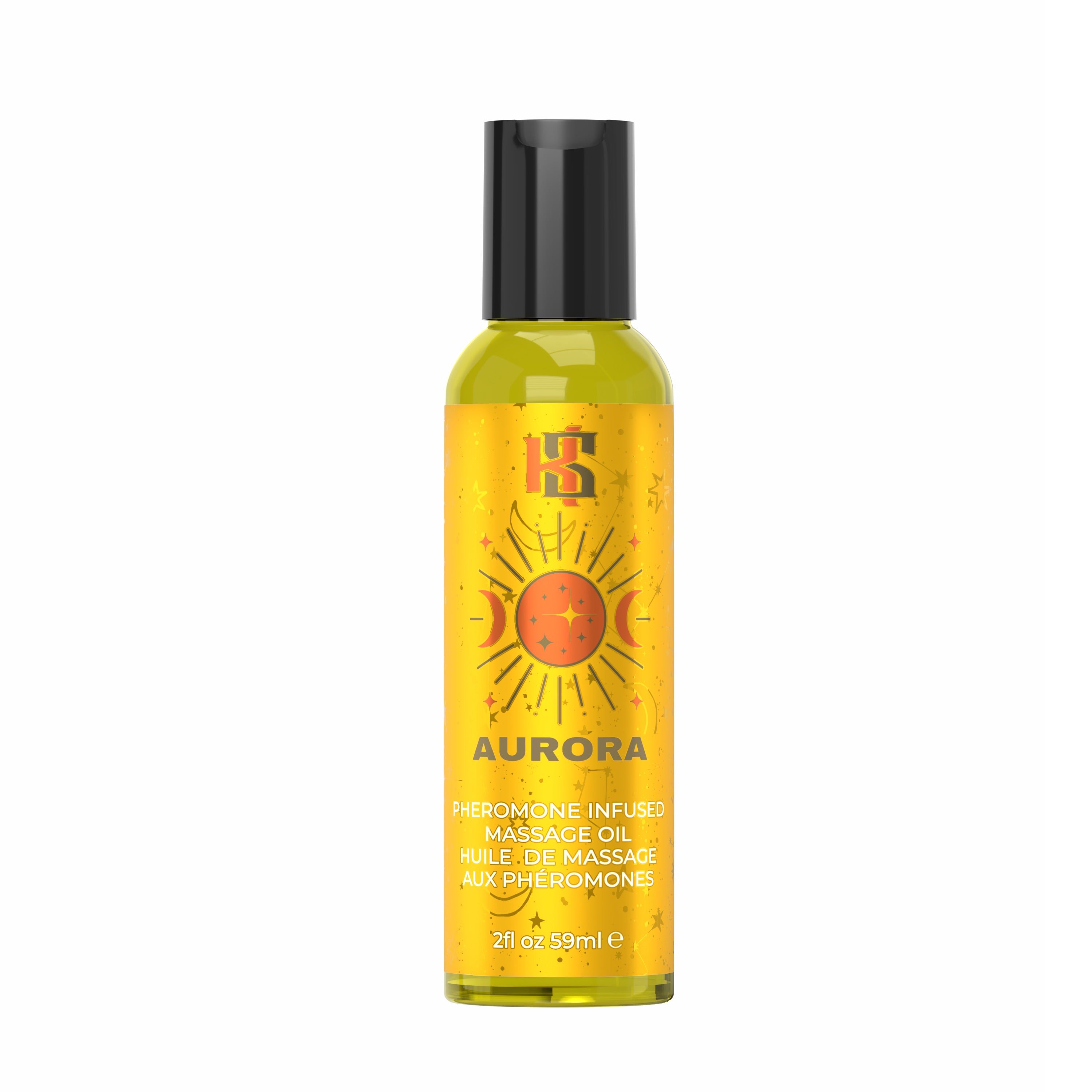 Kamasutra Celestial Aurora olio corpo ai feromoni vaniglia