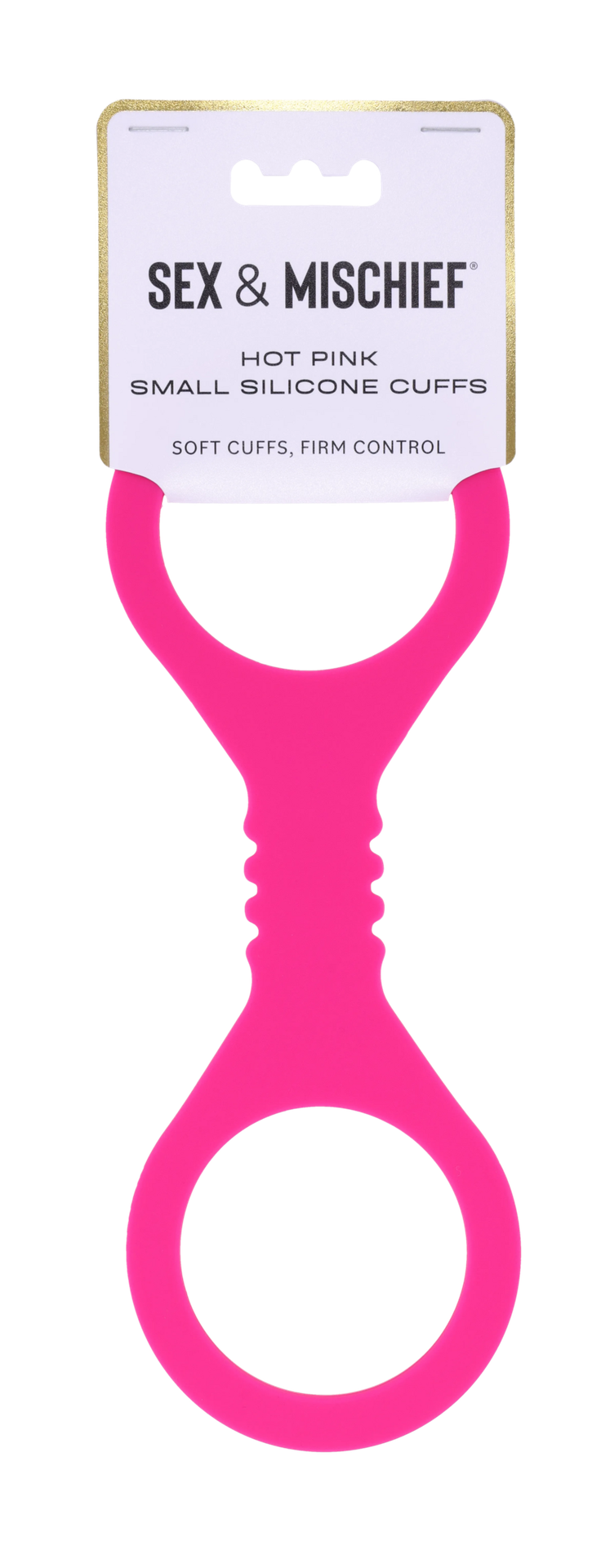 Sportsheets Sex & Mischief Hot Pink Small Silicone Cuffs rosa