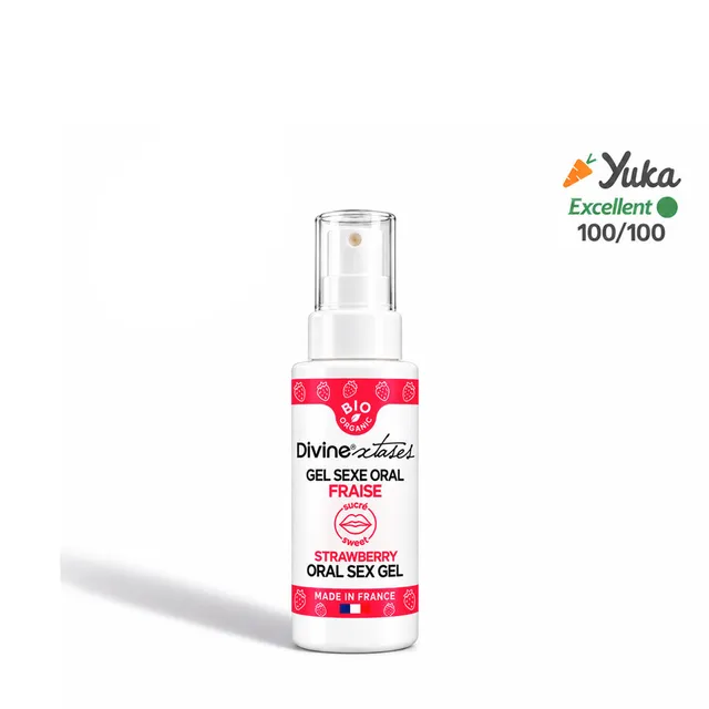Divinextases Gel Orale Fragola Lubrificante 100ml Bio